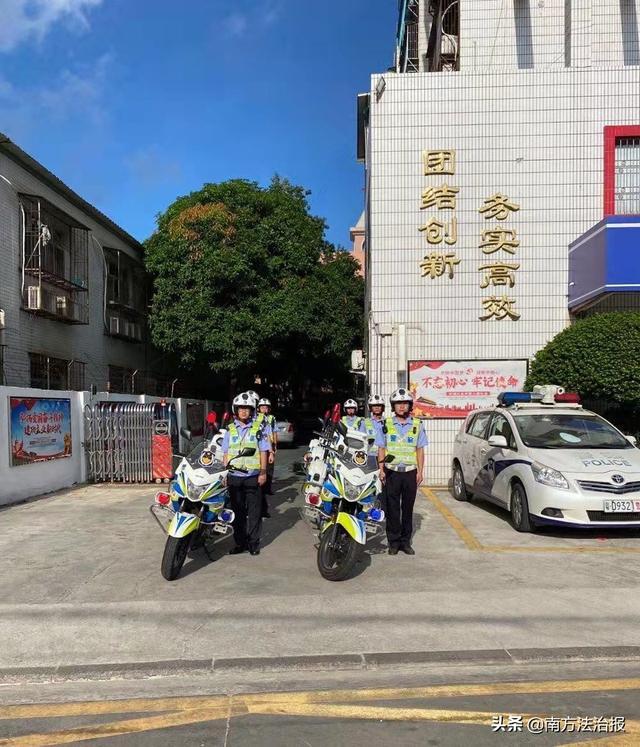 廣東汕頭交警警用摩托車巡邏新舉措來了